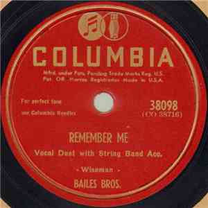 Bailes Bros. - Remember Me / Pretty Flowers download free