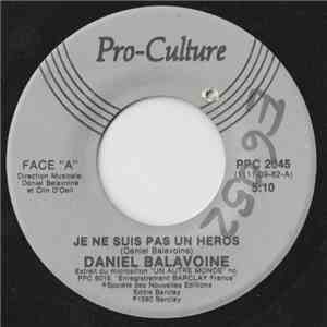 Daniel Balavoine - Je Ne Suis Pas Un Heros download free Daniel Balavoine - Je Ne Suis Pas Un Heros download mp3 flac