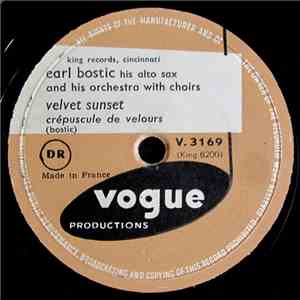 Earl Bostic His Alto Sax And His Orchestra With Choirs - Velvet Sunset / Always download free