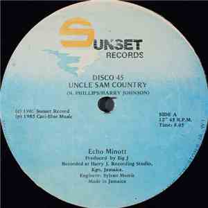 Echo Minott / Ugli-Man - Uncle Sam Country / Night Rider download free