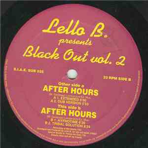 Lello B. Presents Black Out Vol. 2 - After Hours download free