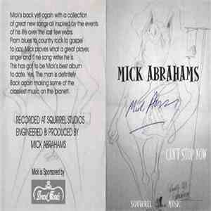 Mick Abrahams - Can’t Stop Now download free