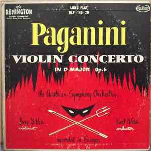 Paganini, The Austrian Symphony Orchestra, Ivry Gitlis, Kurt Wöss - Paganini Violin Concerto In D Major Op. 6 download free