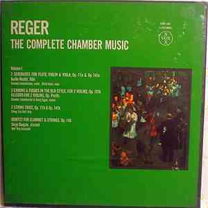 Reger / String Trio Bell' Arte - Bell' Arte Ensemble - Aurèle Nicolet - The Complete Chamber Music Vol. 1 download free