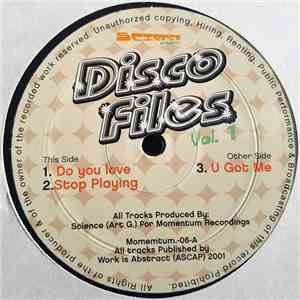 Science - Disco Files Vol. 1 download free