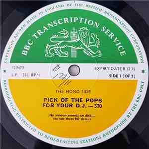 Various / Jack Bruce And Friends - Pick Of The Pops For Your D.J.-370 download free