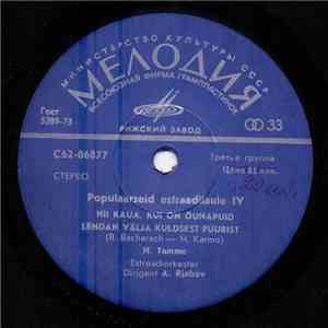 Various - Populaarseid Estraadilaule IV download free